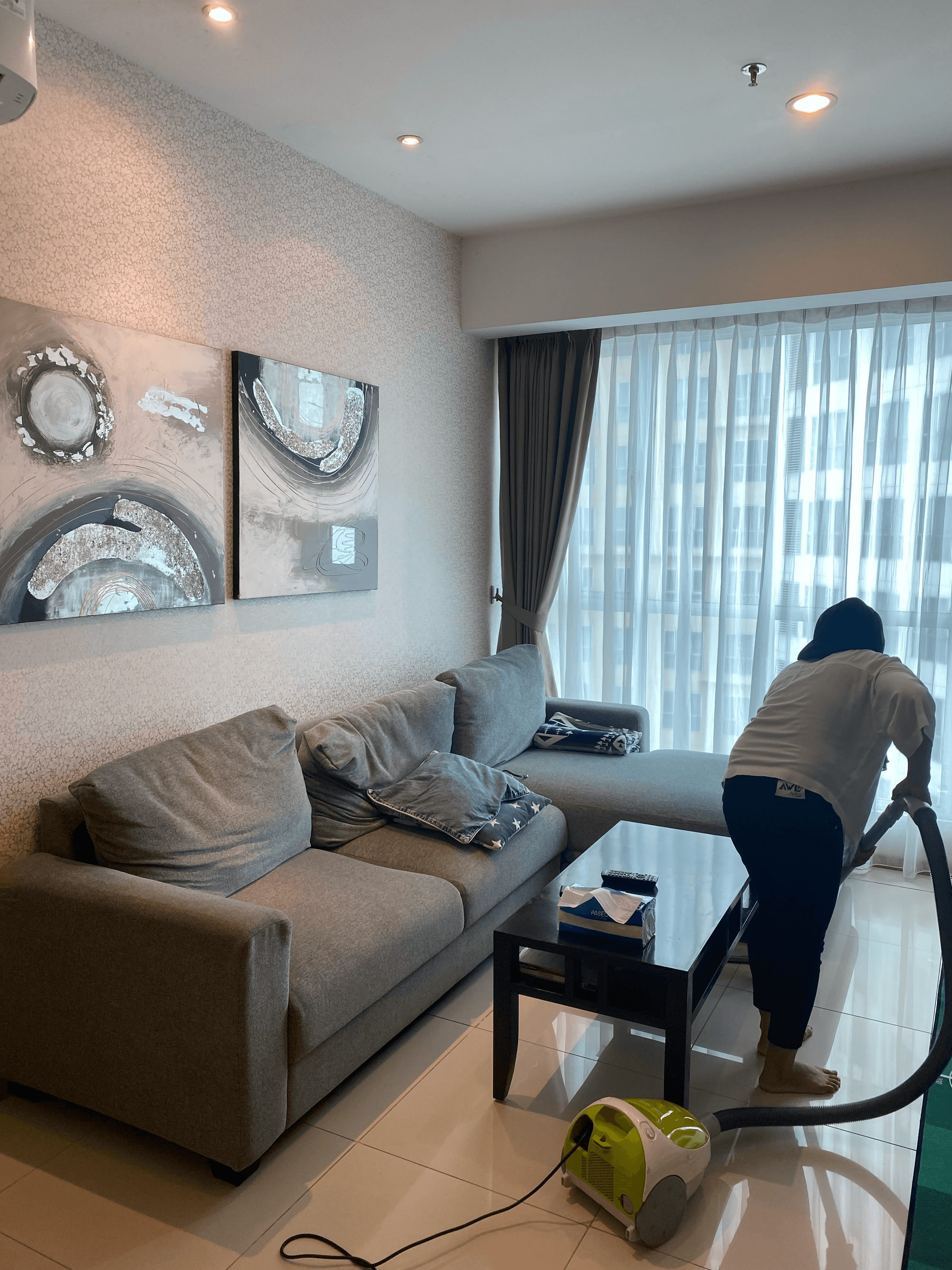 HOMA Professional Cleaner at Work